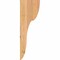 Ekena Millwork Carmel Smooth Corbel, Western Red Cedar, 5 1/2"W x 8"D x 24"H COR06X08X24CAR00SWR - alternate 4